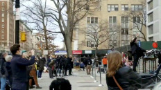 Gunman shot dead by police after New York Christmas concert 