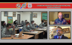 Indonesian Maritime Security Agency (Bakamla) officers participate in a workshop held in cooperation with the United States Coast Guard (USCG) on maritime operational threats. 