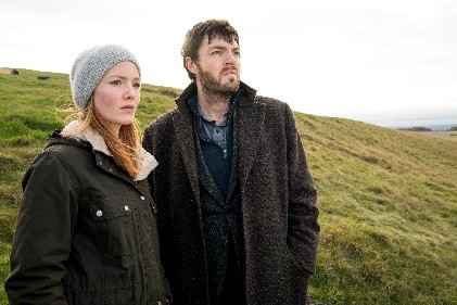 They’re back: Tom Burke and Holliday Grainger return in the brand-new second season of 'C.B. Strike'.
