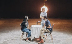 Endless journey: The team discusses the content for the YouTube channel before filming in a studio.