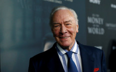 Cast member Christopher Plummer poses at the premiere for 