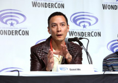 Daniel Wu speaks onstage during Wondercon "Into the Badlands" Screening and Panel at Anaheim Convention Center on March 29, 2019 in Anaheim, California. 