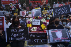 Shooting at Myanmar anti-coup protest injures at least two