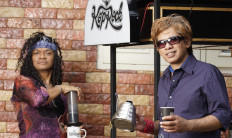 Once, the sight of these two rock gods could bring an entire stadium to heel. Now, Candil (left) and Dinar (right) are coffee merchants.