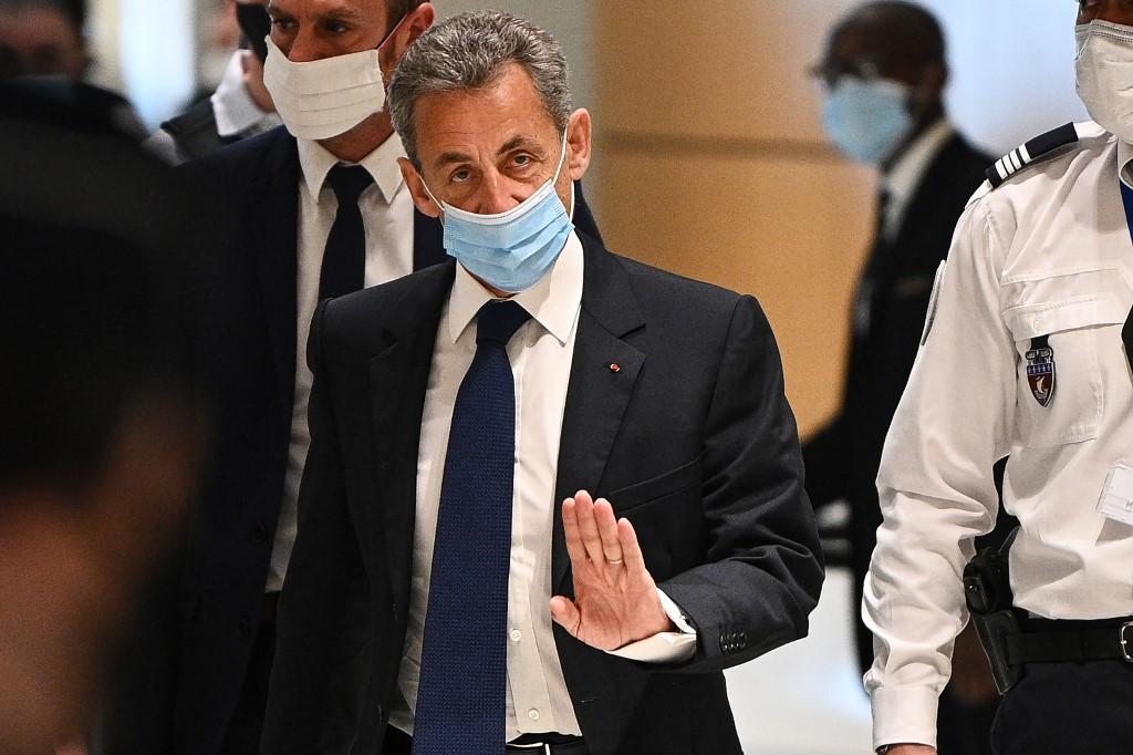 Former French president Nicolas Sarkozy.