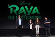 Director Dean Wellins, Producer Osnat Shurer, Writer Adele Lim, and Director Paul Briggs of 'Raya and the Last Dragon' took part today in the Walt Disney Studios presentation at Disneys D23 EXPO 2019 in Anaheim, Calif. 'Raya and the Last Dragon' will be released in U.S. theaters on November 25, 2020. 