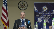 US Assistant Secretary of State for East Asian and Pacific Affairs Kurt Campbell speaks at a press conference at the US embassy in Kuala Lumpur on December 13, 2012. 