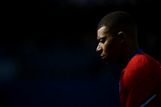 Paris Saint-Germain's French forward Kylian Mbappe.