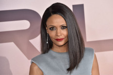 In this file photo taken on March 5, 2020, British actress Thandie Newton arrives for the Los Angeles season three premiere of the HBO series 