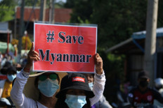 Myanmar rebel group says shoots down military helicopter