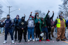 Protest breaks out after man shot by police dies in Minneapolis