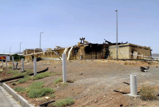 A handout picture provided by Iran's Atomic Energy Organisation (aeoinews) shows a warehouse after it was damaged at the Natanz facility, one of Iran's main uranium enrichment plants, south of the capital Tehran on July 2, 2020. Iran's nuclear body said an accident had taken place at a warehouse in a nuclear complex without causing casualties or radioactive pollution. There was 