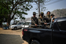 Fighting erupts in Myanmar near Thai border: witnesses