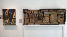 'Tumpukan Benda Tua' (Pile of old objects) by Rio Saren, "Exploration: Divine Harmony" solo exhibition, April 11-25, 2021 at Titik Dua Ubud