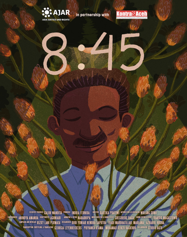Asia Justice and Rights recently launched two animated documentary shorts “Konta-Sai” and “8.45”, giving two survivors the chance to speak out.