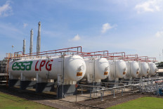 PT Surya Esa Perkasa Tbk (ESSA) LPG refinery in Palembang, South Sumatra.