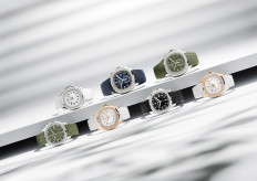 Inviting colors: The new Patek Philippe Aquanaut Luce for women comes in a variety of classic colors and has a diameter of 38.8 millimeters available in steel or rose gold.