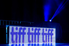 In this file photo taken on September 18, 2020 a view of TIFF signage at the 2020 Toronto International Film Festival in Toronto, Ontario. The film festival announced June 23, 2021 it will resume in-person screenings at its September gala -- including Denis Villeneuve's "Dune" remake.