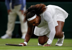 Serena hobbles out of Wimbledon as Federer survives scare