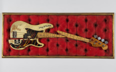 The splintered remains of a Fender Precision Bass smashed by The Clash’s Paul Simonon at a gig in 1979 will be on permanent display at the Museum of London starting July 23. The broken instrument gained its position in the history of British music through its appearance on the cover of The Clash's third studio album, London Calling.