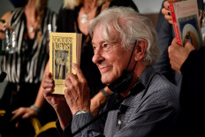 Dutch film director Paul Verhoeven attends a press conference for the film "Benedetta" at the 74th edition of the Cannes Film Festival in Cannes, southern France, on July 10, 2021.