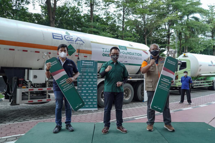 Charitable: Over the next five weeks, the Tanoto Foundation will be closely working with the Health Ministry to ensure swift delivery of the remaining 400 tons.