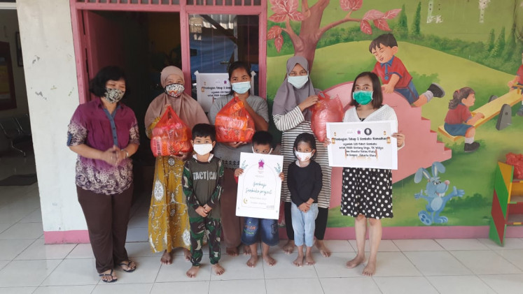 Spreading joy: Inspired by BTS's promotion of love and kindess, Bintang Ungu (Purple Star) runs a weekly class for forty five underprivileged preschool-age. 