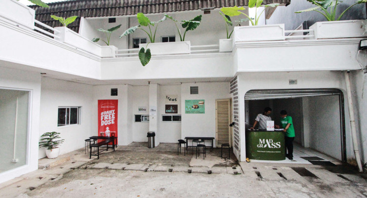 Green food: Mad Grass is a plant-based cloud kitchen located in Cipete, South Jakarta.