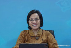 Finance Minister Sri Mulyani Indrawati.