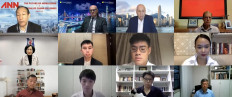 Panelists and moderators of a webinar titled “The Future of Hong Kong & Division of China-US Lenses”  which was organized by the Asia News Network on Aug. 5. 