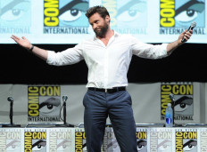 In this file photo taken on July 20, 2013 actor Hugh Jackman speaks at the 20th Century Fox 'X-Men: Days of Future Past' panel during Comic-Con International 2013 at San Diego Convention Center in San Diego, California.