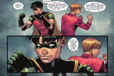 A panel from DC Comics series 