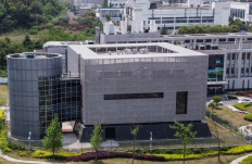 An aerial view shows the P4 laboratory of the Wuhan Institute of Virology, in Wuhan, China, April 17, 2020.