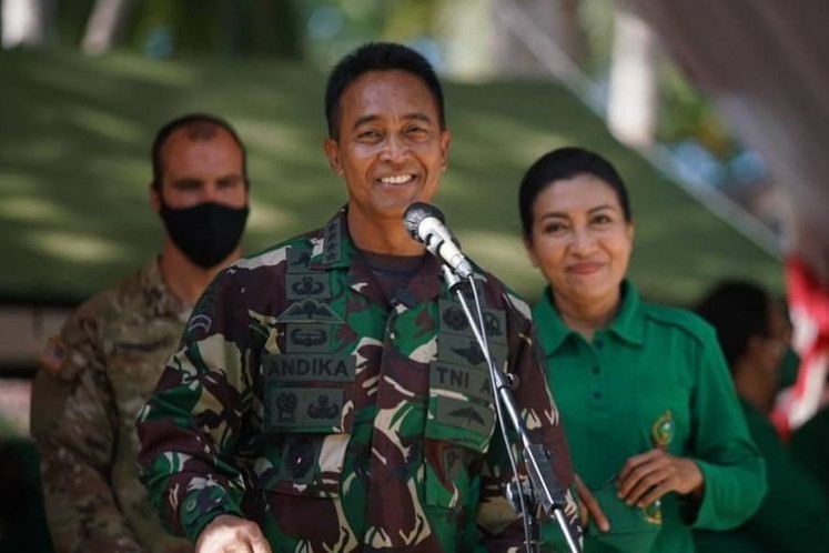 Long-awaited news: Army chief Gen. Andika Perkasa announced the abolishment of 'virginity testing' on female TNI candidates on Aug. 10.