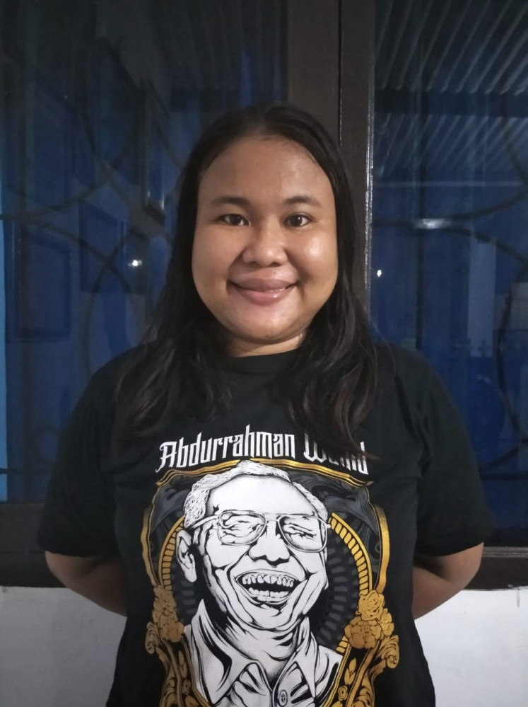 Inspiring: Inspiration House founder Cici Situmorang, 33, hopes to help children from Cirebon, West Java, embrace the multicultural values of Pancasila, Indonesia's foundational philosophy. Courtesy of Cici Situmorang.