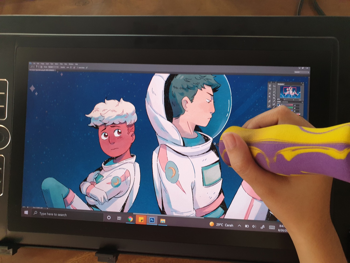 Influences: Many foreign comics inspired Jacinta and Jessica to create a fantasy unlike any other with 'Lunar Boy'.