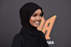 Halima Aden attends Koshie Mills Presents Heirs Of Afrika 4th Annual International Women Of Power Awards Hosted By Grammy-Winning Artist Michelle Williams on August 08, 2021 in Marina del Rey, California. 