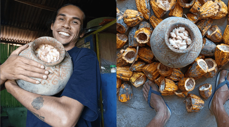 Food sovereignty: Dicky Senda is a food activist from Mollo, East Nusa Tenggara, who is actively archiving, documenting and promoting indigenous culinary knowledge. (Personal collection/Dicky Senda)
