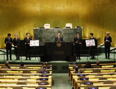 BTS dance through UN to promote youth solutions for planet