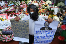 Thai activists commemorate brutal student massacre