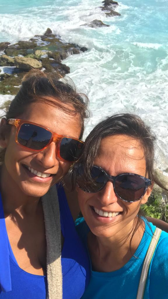 Better Ttogether: Shanti (left) with her sister Indira. The two sisters have not met since 2018 - and then the pandemic happened. (Personal collection/Indira)
