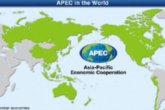 APEC member countries highlighted on a map 