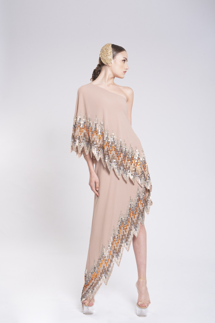 Fairy fashion: Inspired by fairies, Sebastian Gunawan and Christina Panarese created a series of cocktail dresses and evening gowns. (Courtesy of Sebastian Gunawan)