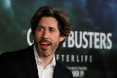 Director Jason Reitman poses for photographers as he arrives for the world premiere of the film 'Ghostbusters: Afterlife' in Manhattan, in New York City, New York, U.S., November 15, 2021. 
