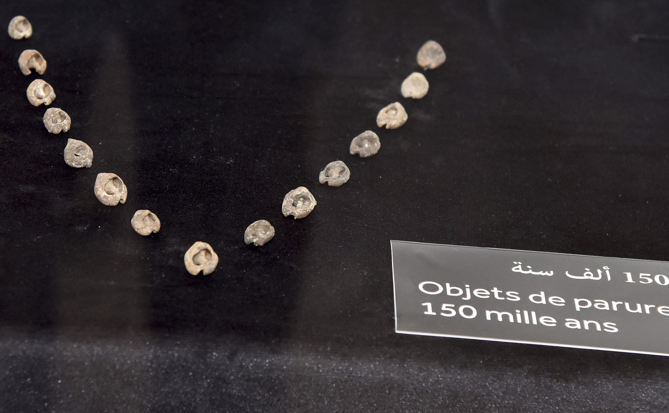 'Oldest' jewelry in history unveiled in Morocco