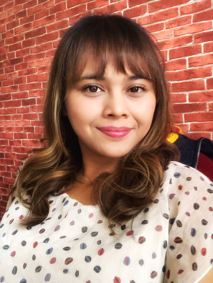 Inspired: Prasakti Ramadhana Fahadi, 30, a lecturer at the Gadjah Mada University (UGM) in Yogyakarta, was inspired to be an educator herself. (Courtesy of Prasakti Ramadhana Fahadi)