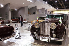 A 1956 Rolls-Royce Phantom Model 4 is pictured at the Iran Classic Cars Museum, on the western outskirts of the capital Tehran, November 24, 2021.