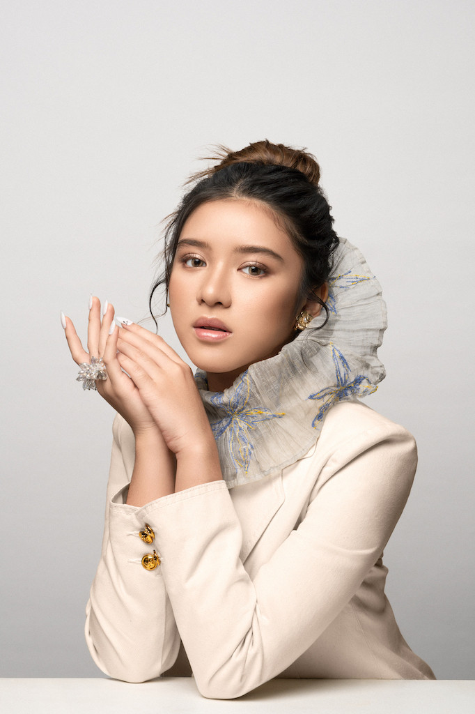 Big wins: 20-year-old Tiara Andini is a recipient of two AMI Awards, one Mnet Asian Music Award, and one JOOX Indonesia Music Award. (Courtesy of Winston Gomez/Universal Music Indonesia)