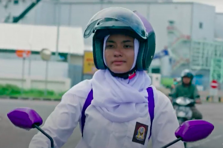 Promising: Arawinda Kirana in the critically-acclaimed movie 'Yuni'. (Courtesy of Starvision)