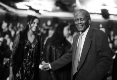 Actor Sidney Poitier attends the 50th anniversary screening of of 'In the Heat of the Night' during the 2017 TCM Classic Film Festival on April 6, 2017 in Los Angeles, California.